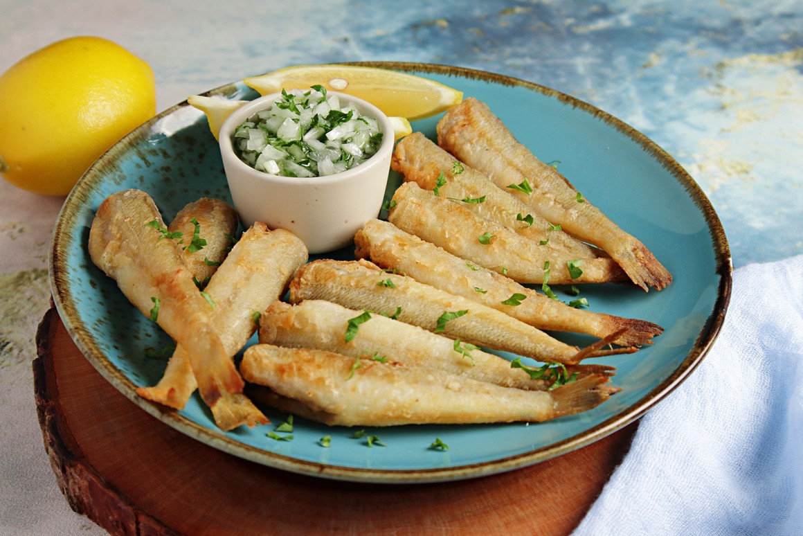 Frittierte Sardellen