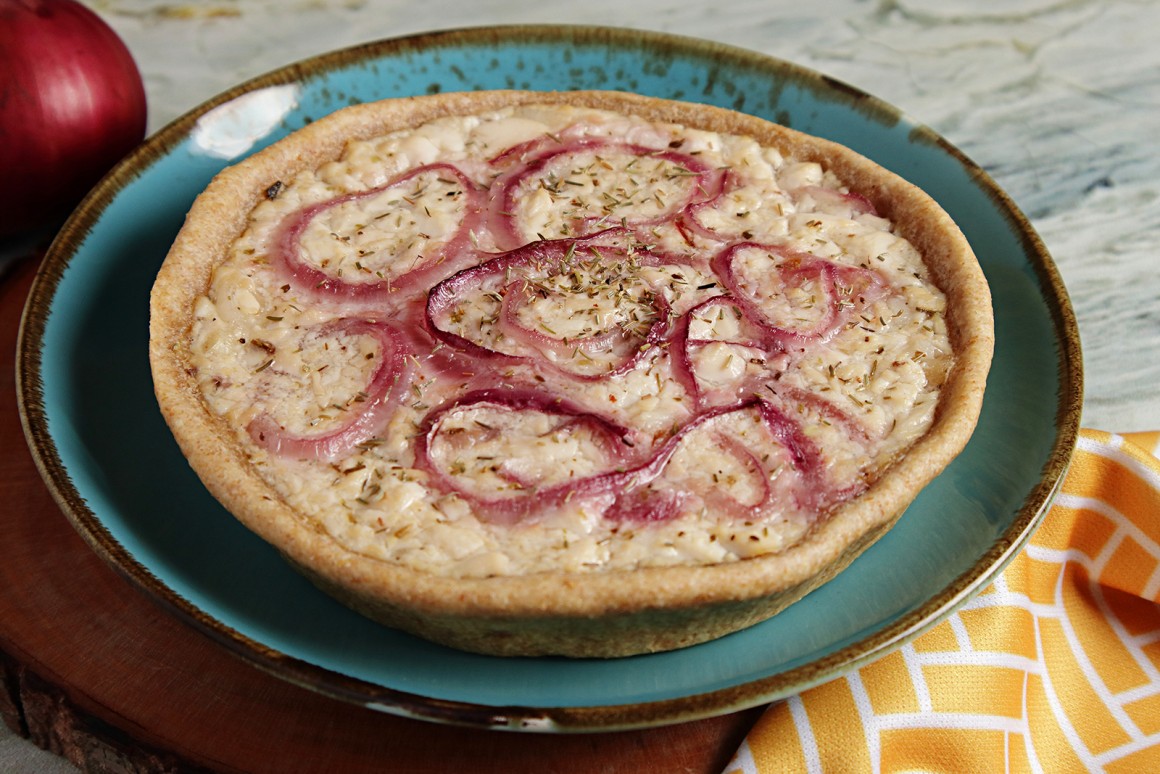Einfache Tofu Quiche