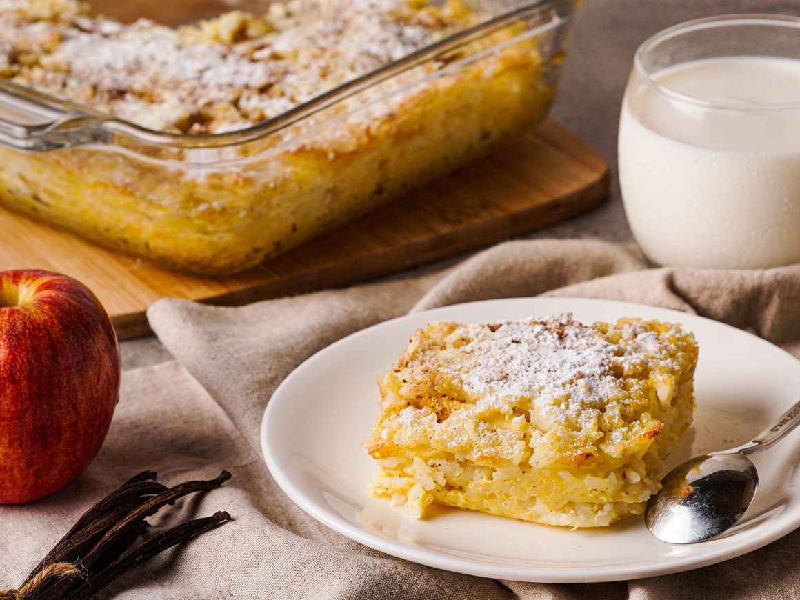 Apfel-Reis-Auflauf