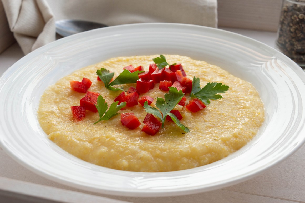 Maissuppe mit Paprika