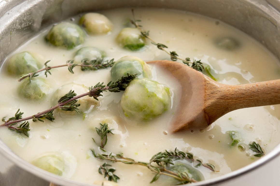 Rosenkohl mit Senfsauce