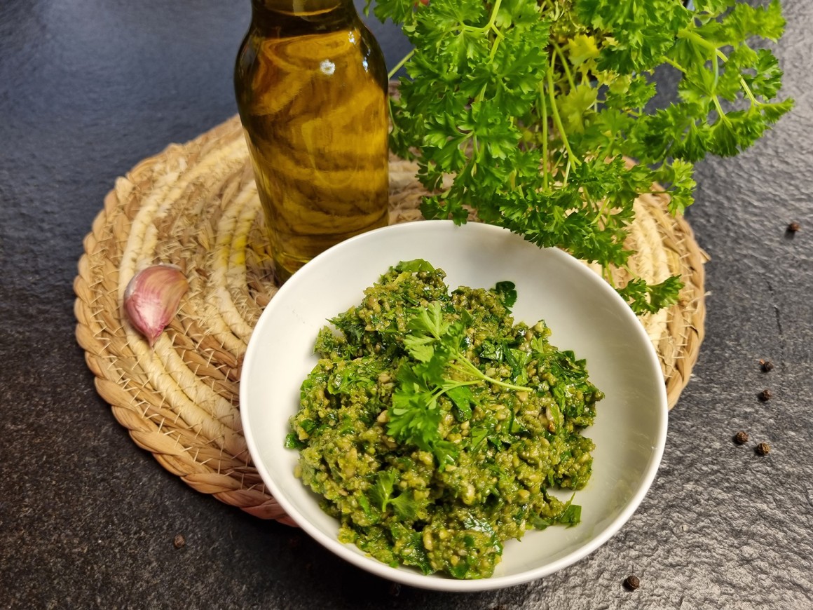 Veganes Petersilienpesto - Rezept