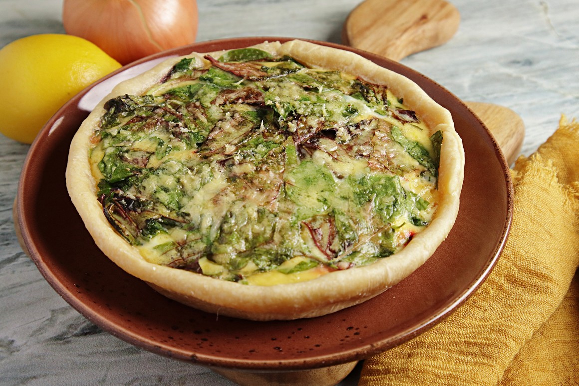 Quiche mit Mangold