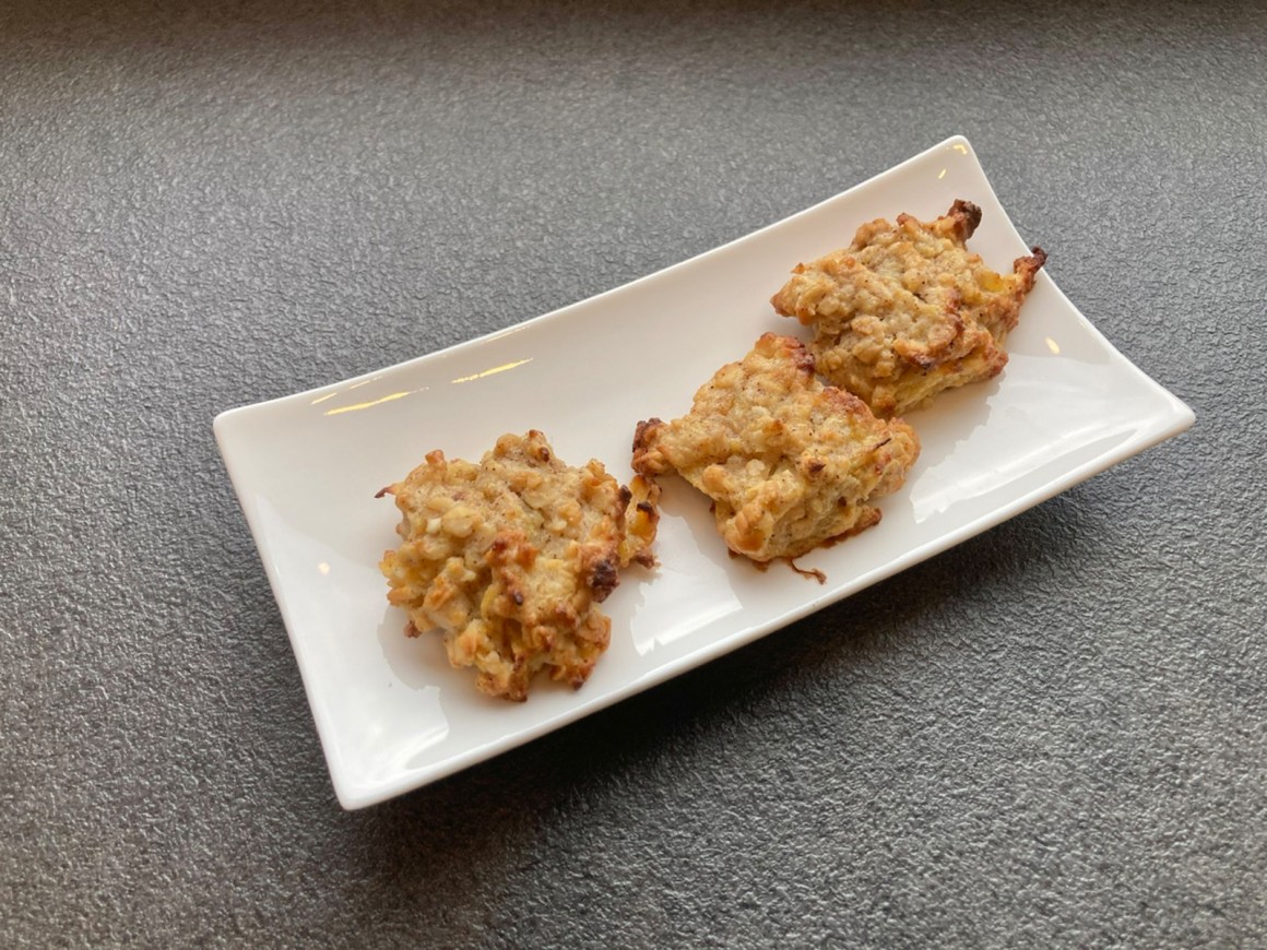 Haferkekse mit Äpfeln