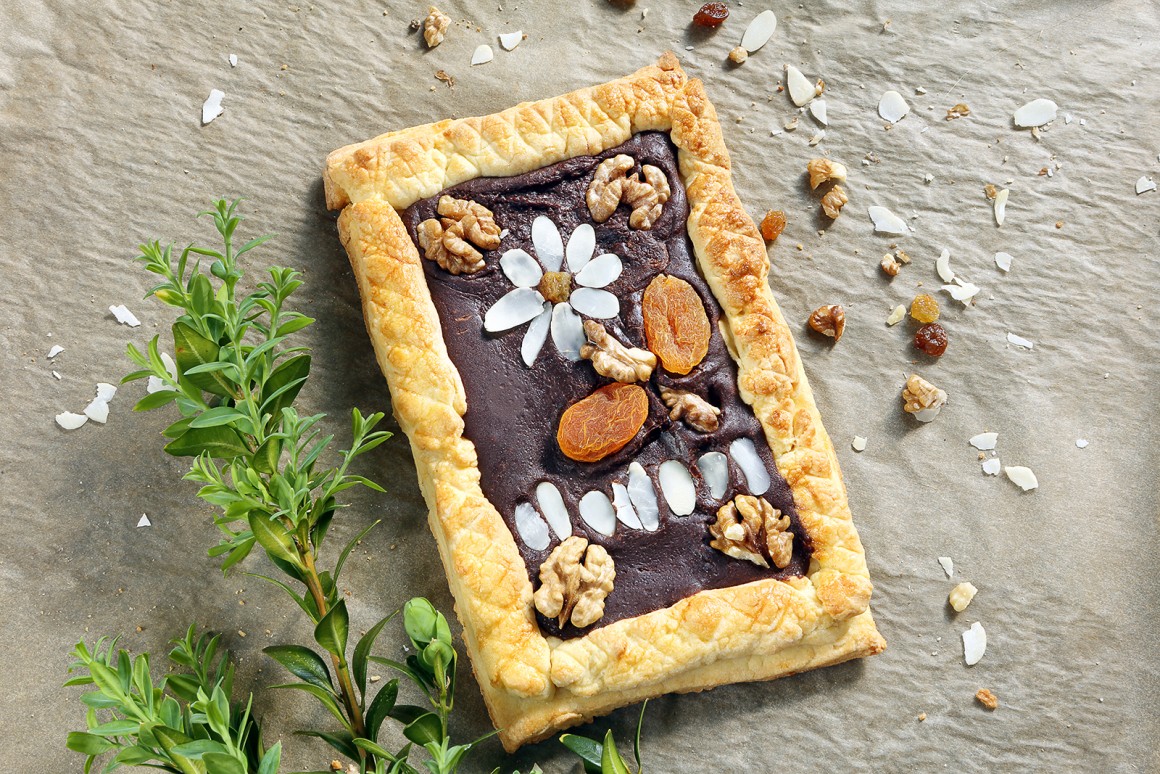 Mazurek mit Schokolade
