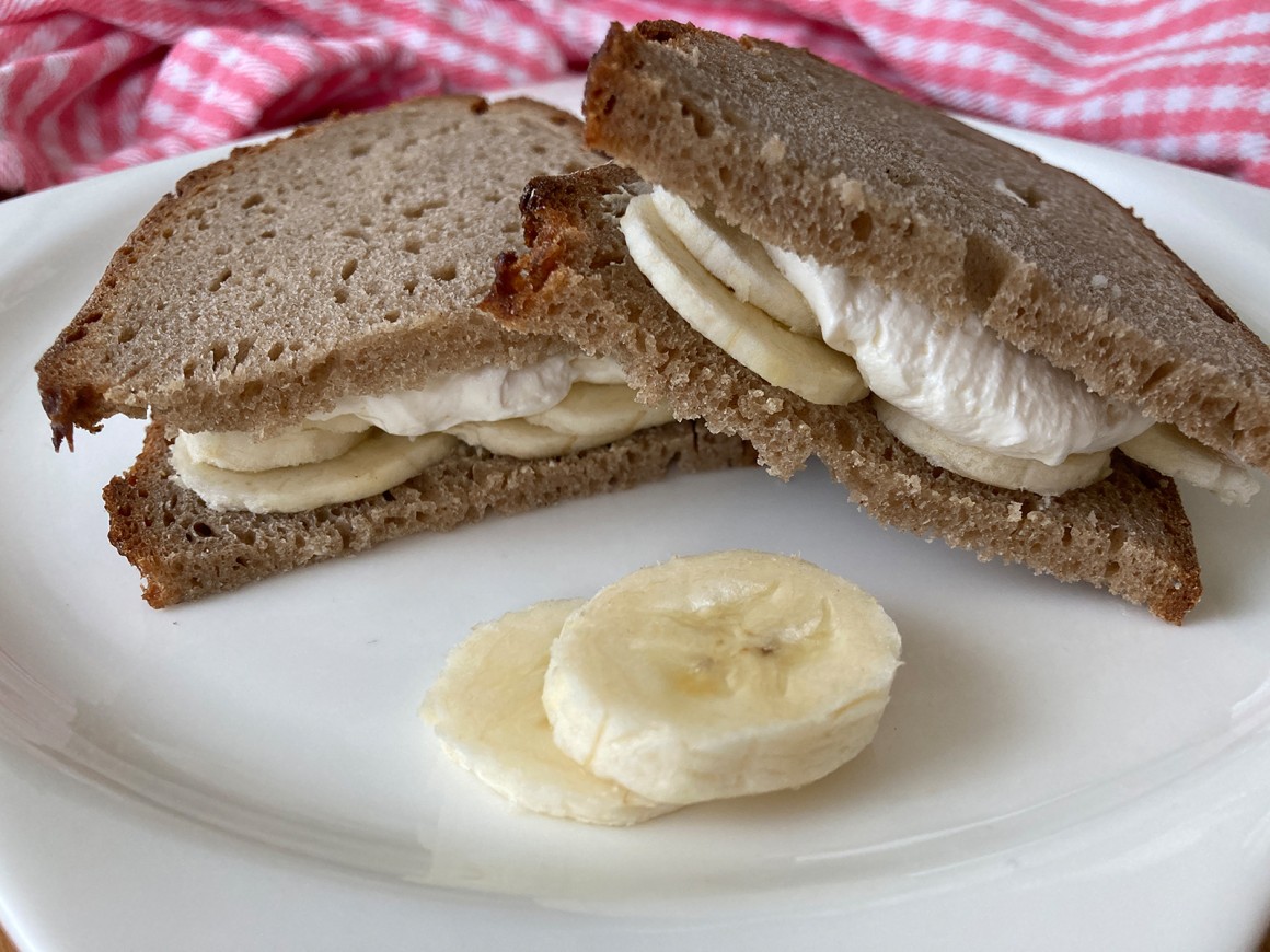 Bananencreme-Sandwiches