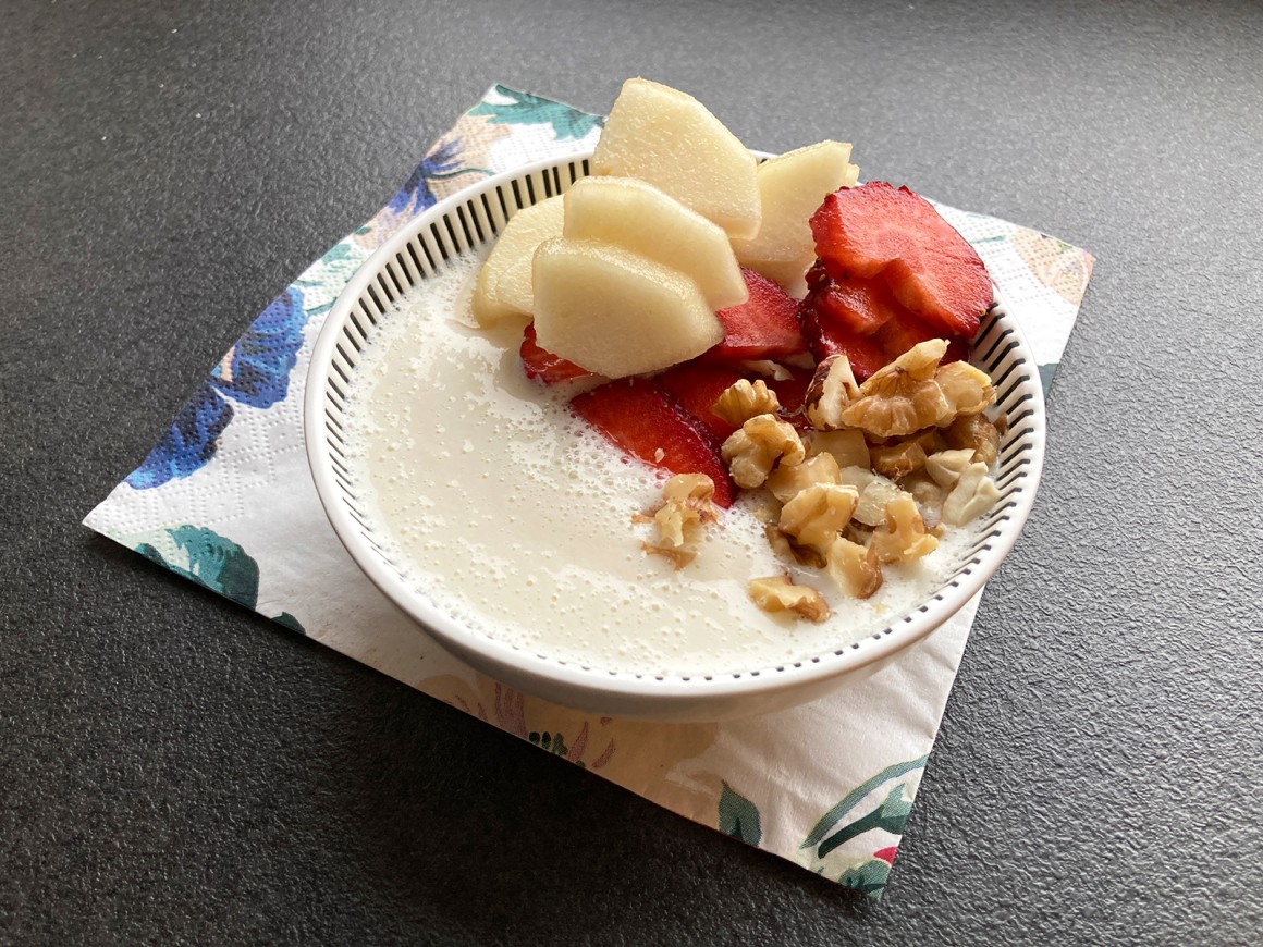 Smoothie-Birnen-Schale