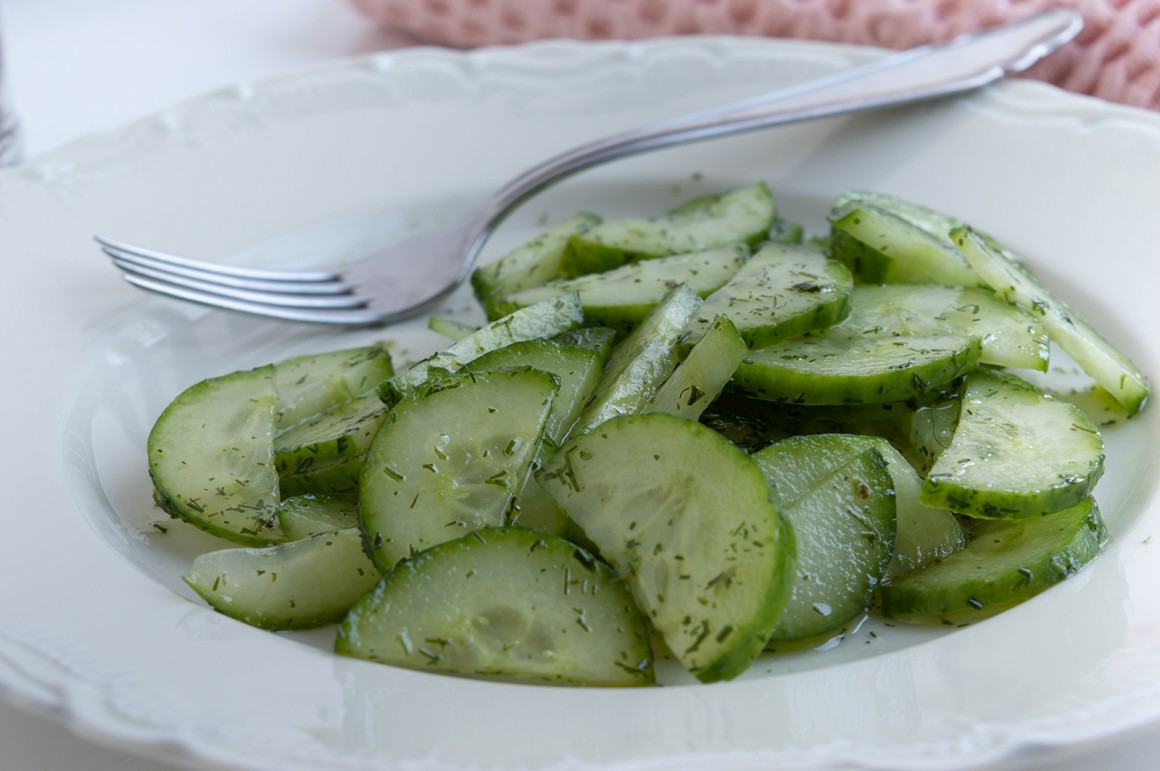 Salatsauce für Gurkensalat