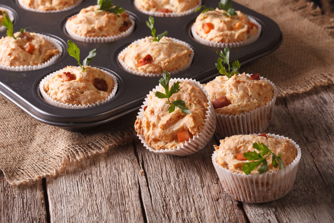 Paprikamuffins mit Chorizo