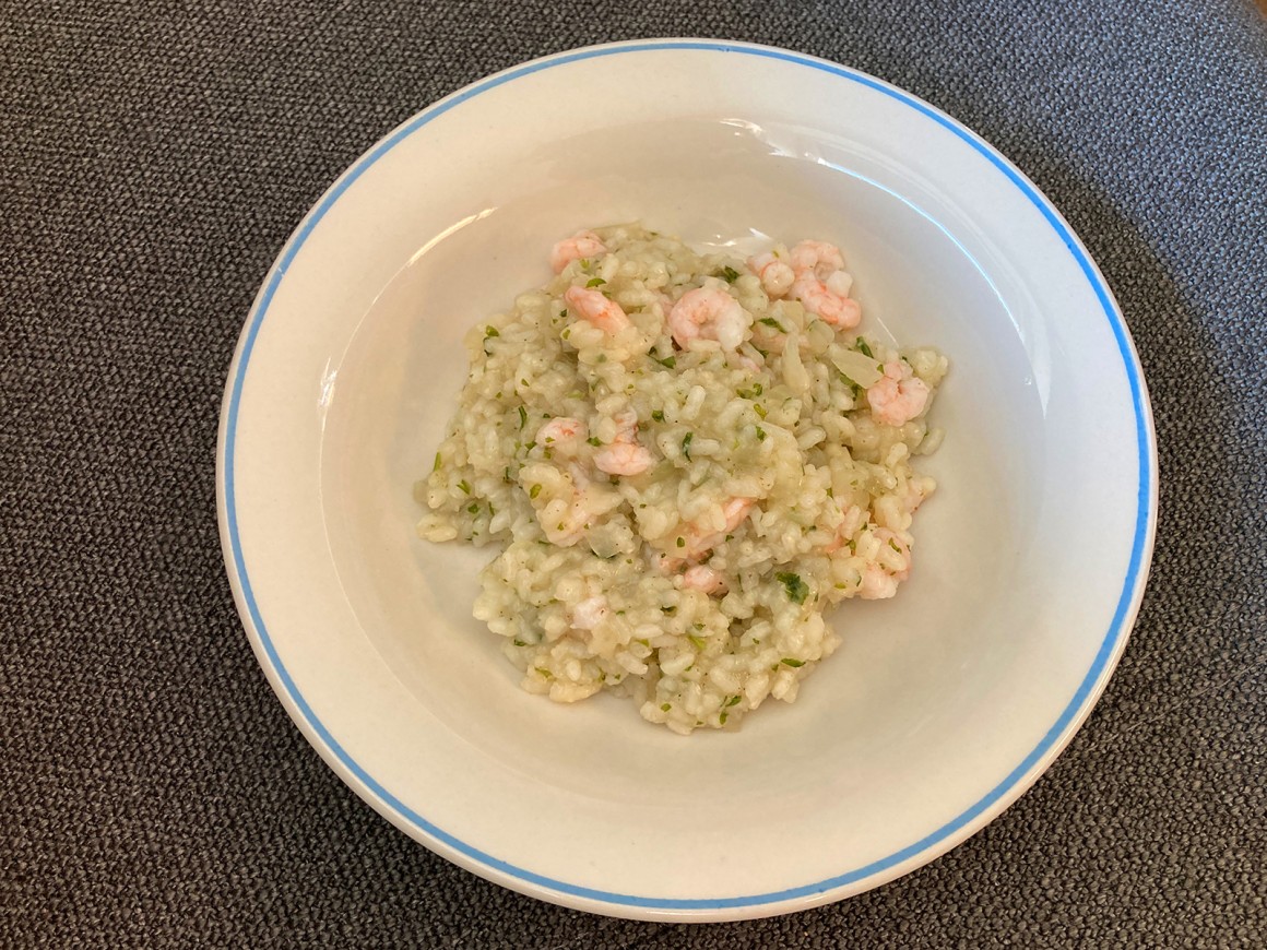 Risotto mit Krabben