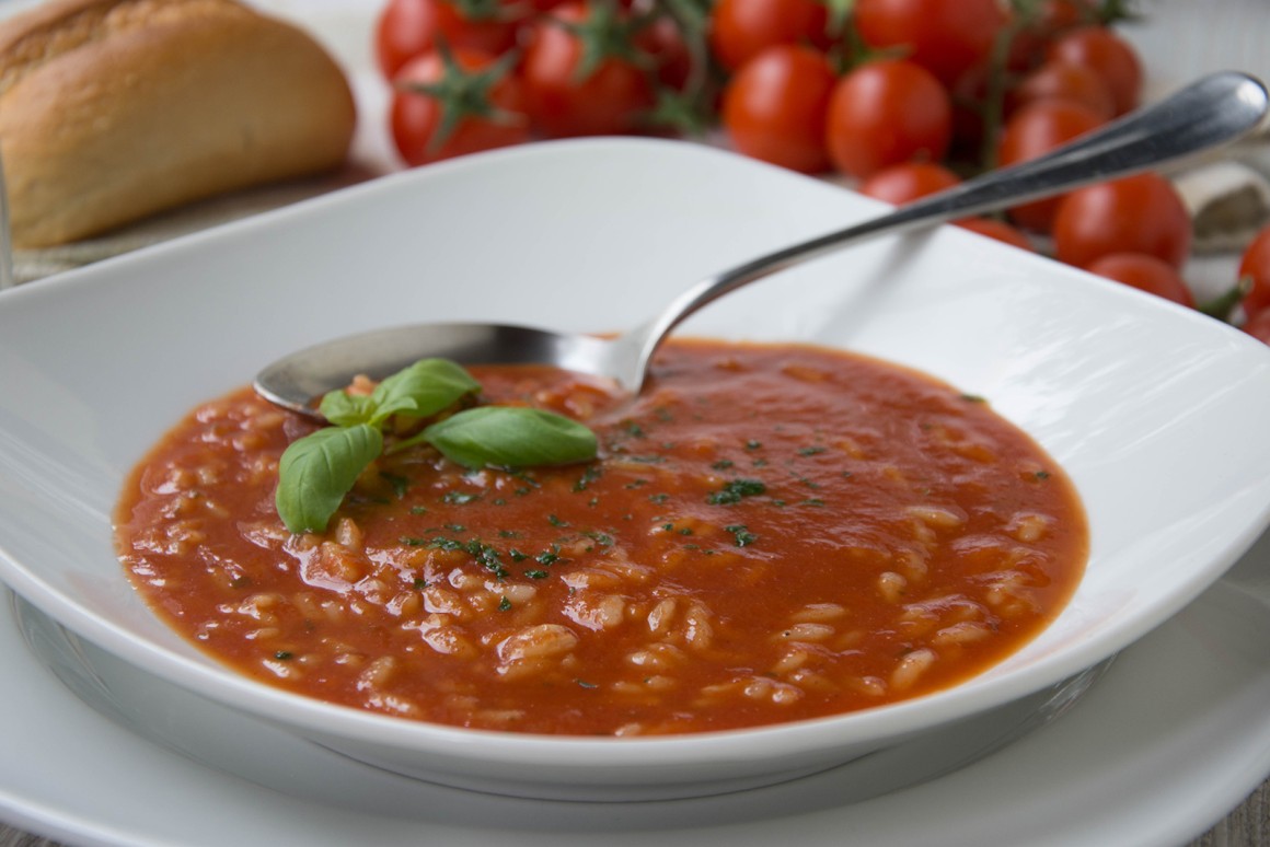 Tomatensuppe mit Rollgerste