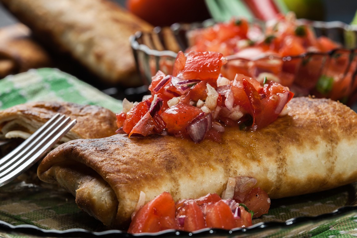 Chimichangas mit Hühnerfleisch