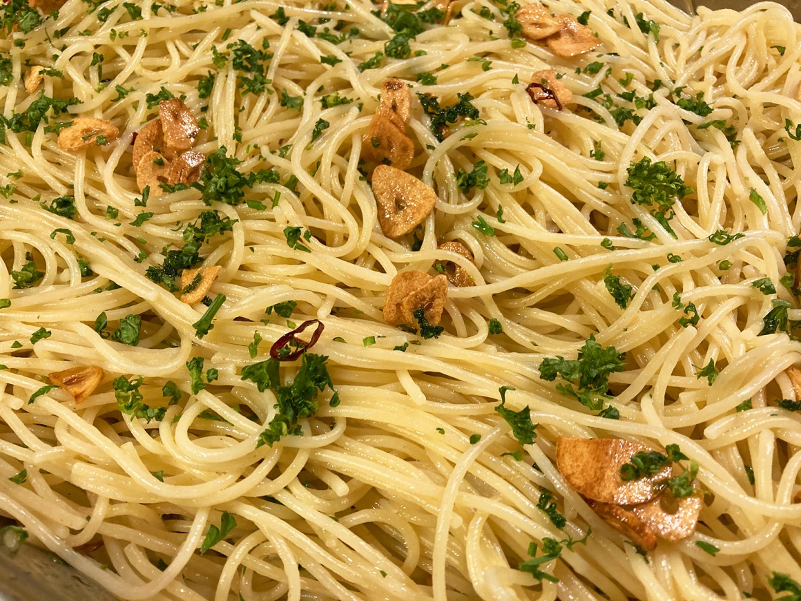 Schnelle Spaghetti aglio e olio