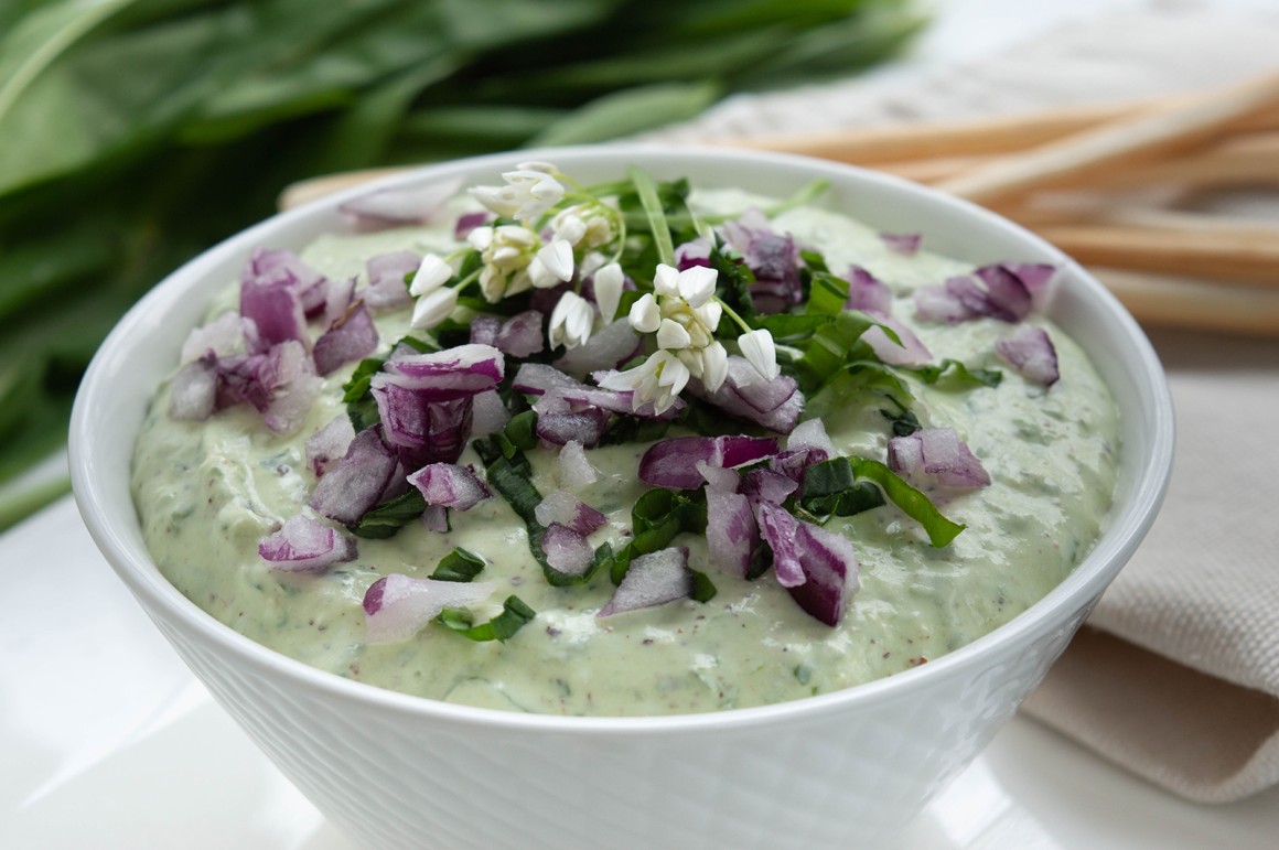 Bärlauch-Feta-Dip - Rezept