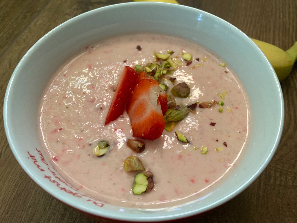Bananen-Erdbeer-Sauce