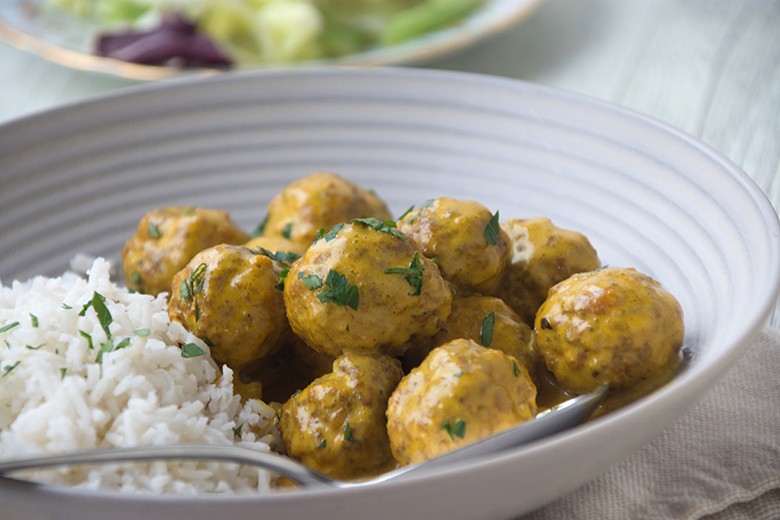 Fleischbällchen-Curry