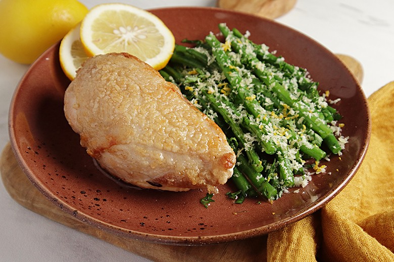 Hähnchen mit Zitronen-Bohnen