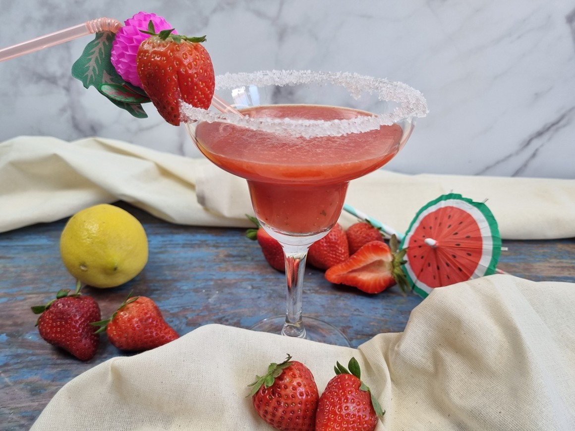 Alkoholfreier Strawberry Daiquiri - Rezept