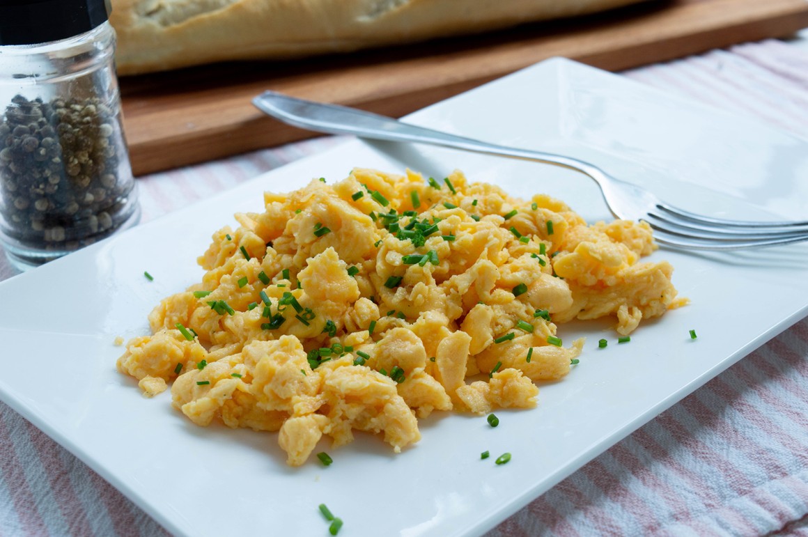 Veganes Rührei aus Tofu