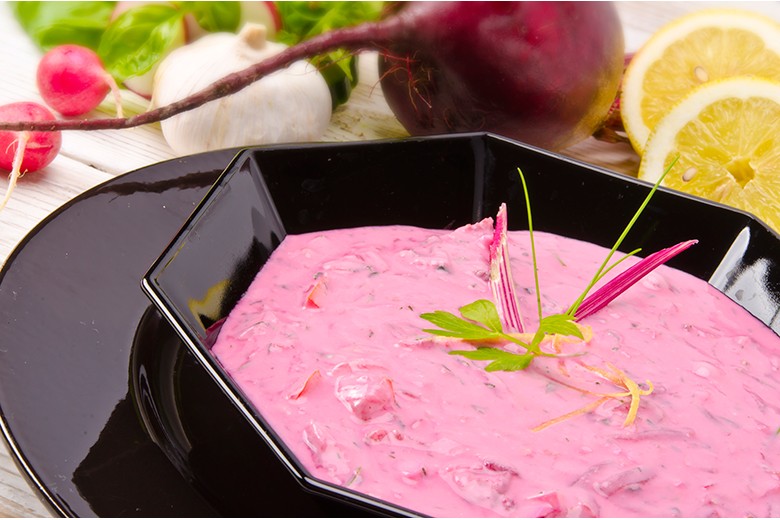 Kalte Rote Bete-Suppe