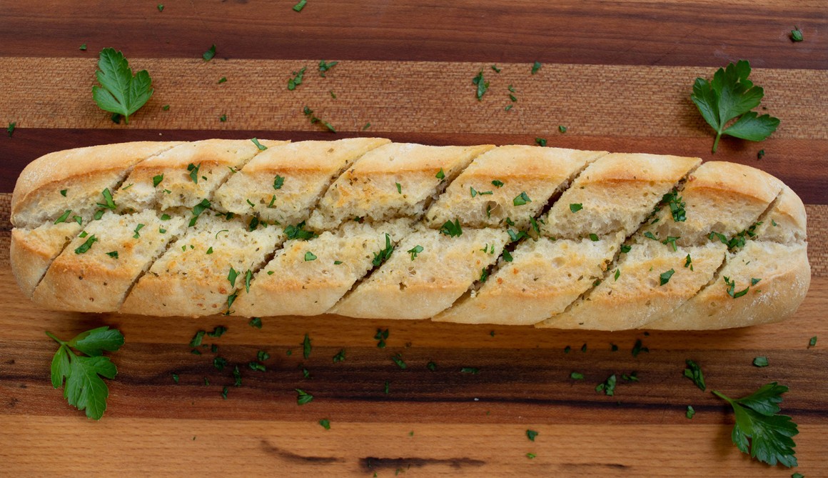 Knoblauch-Käse-Baguette - Rezept