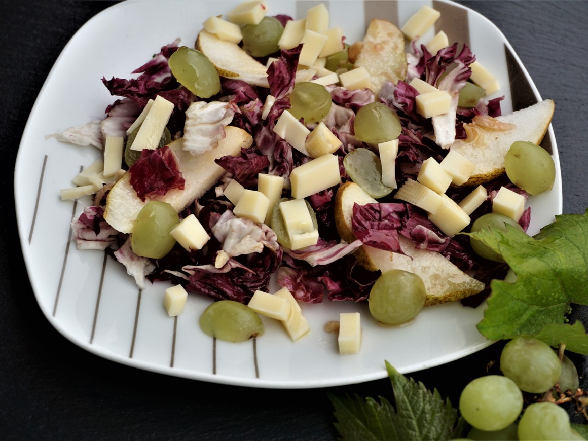 Käse-Trauben-Salat