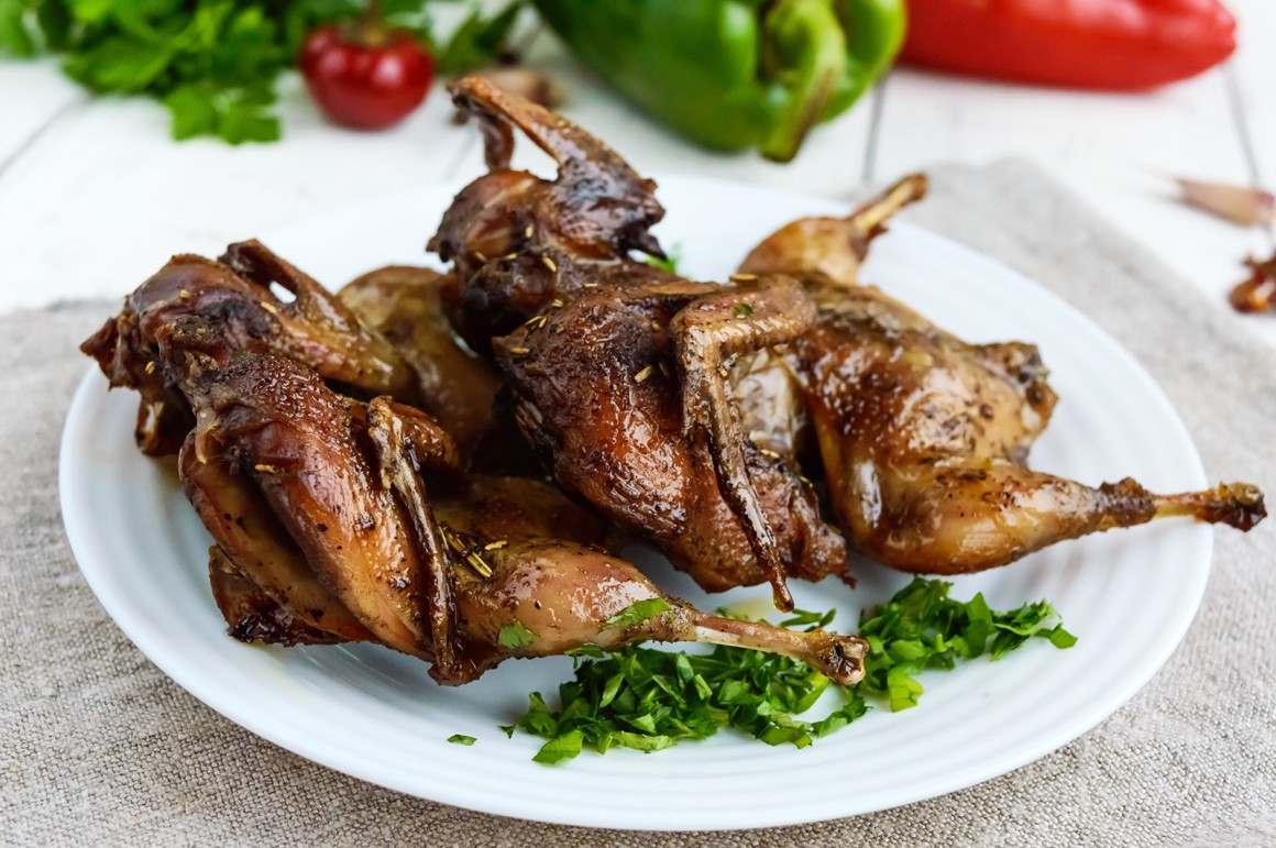 Gegrillte Tauben mit Chili