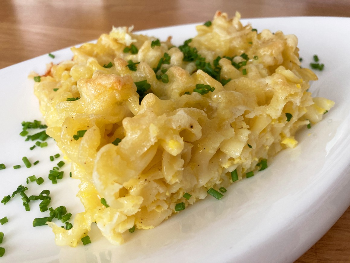 Nudelauflauf mit saurer Sahne