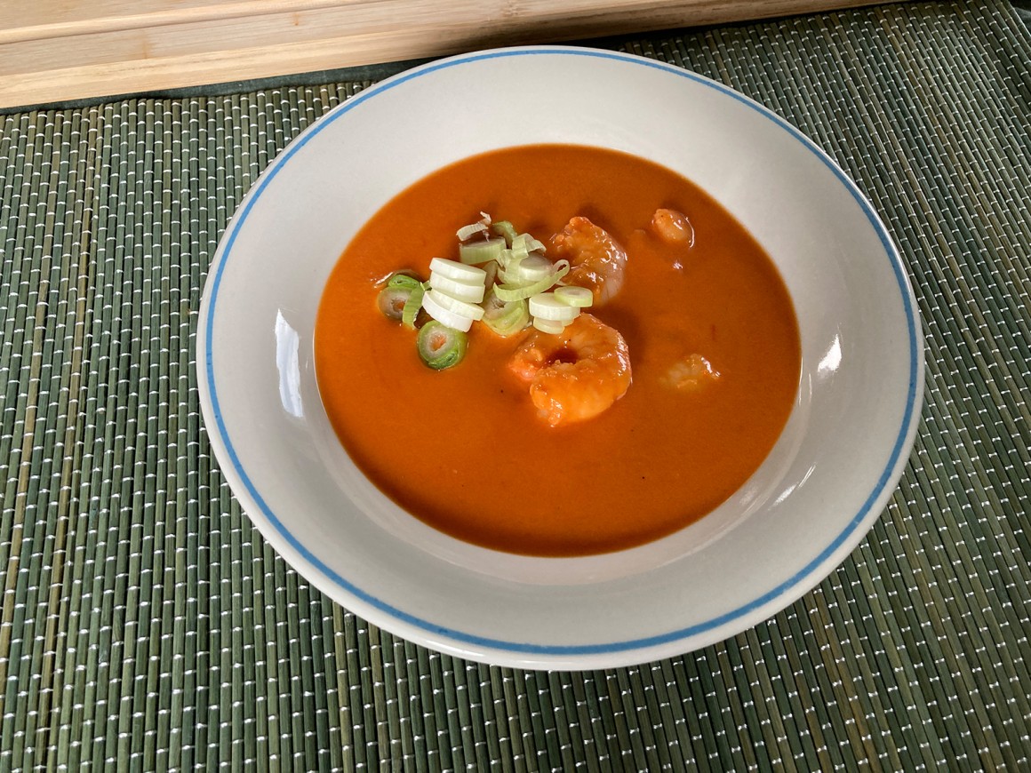 Tomatensuppe mit Kokos