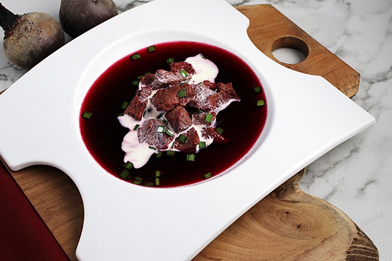 Rote Bete-Suppe