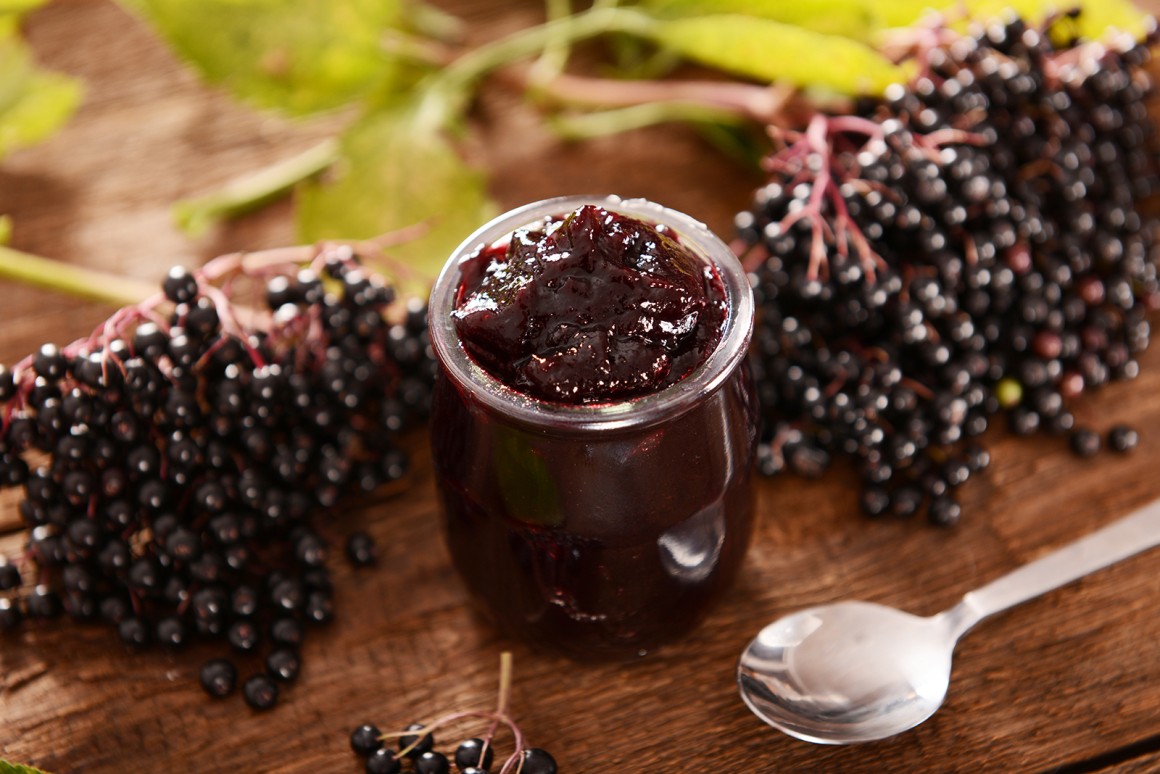 Zwetschgen-Holunder-Marmelade