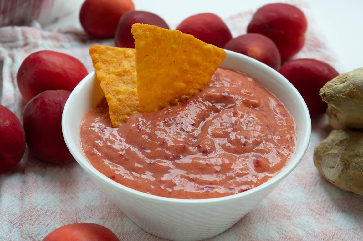 Aprikosen-Tahini-Ingwer-Dip