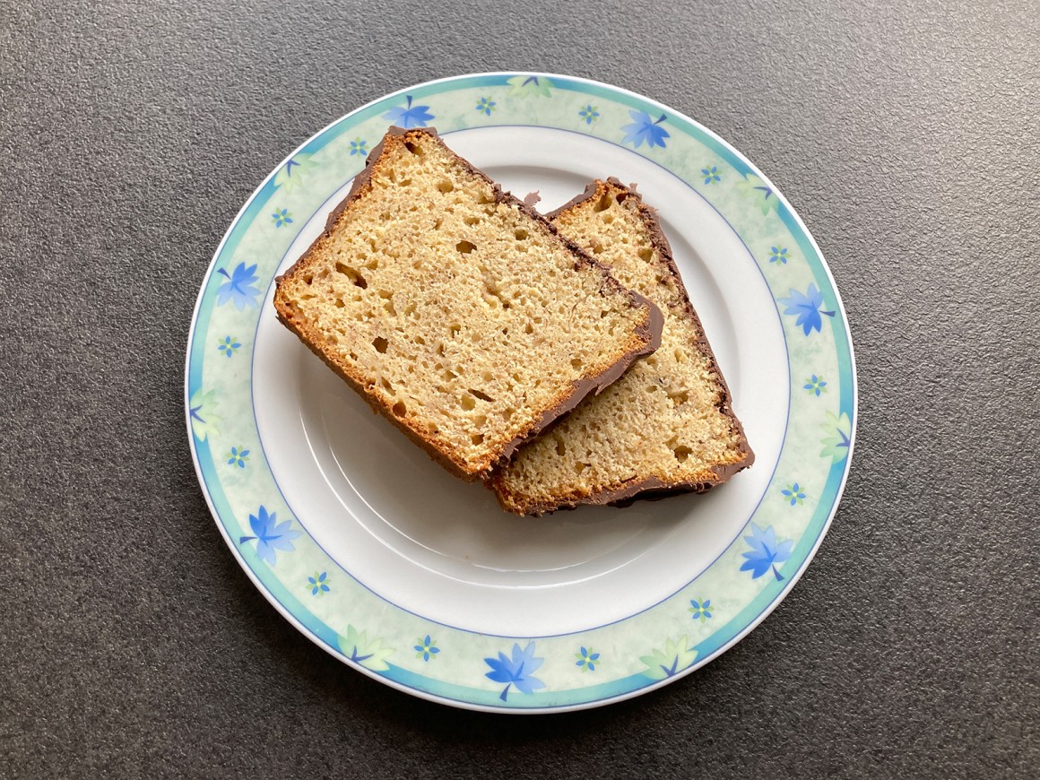 Mandelkuchen mit Banane