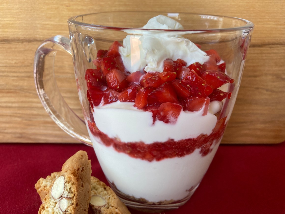 Mascarpone-Erdbeer-Dessert - Rezept