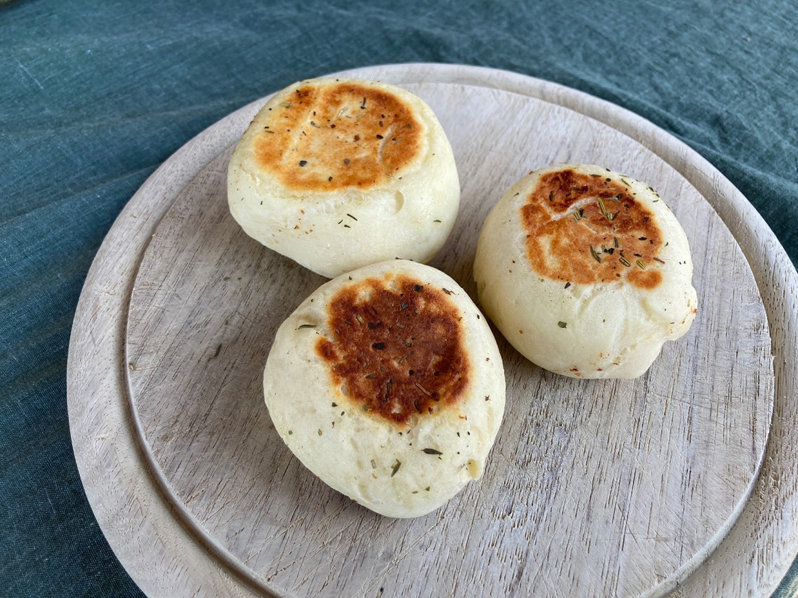 Grillbrote mit Quark