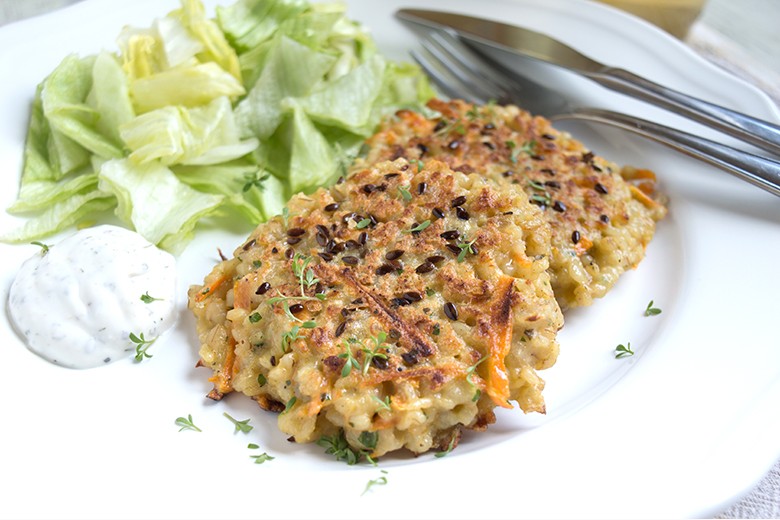 Möhren-Bulgur-Bratlinge