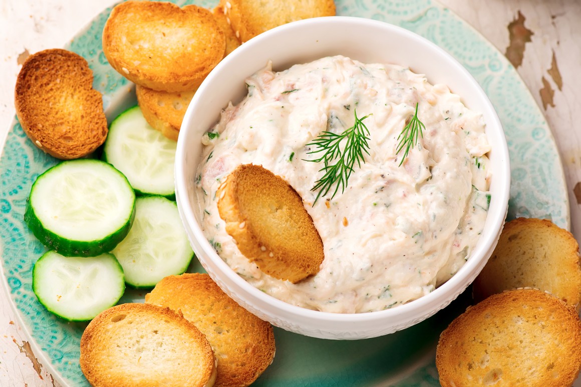 Frischkäse-Lachscreme - Rezept