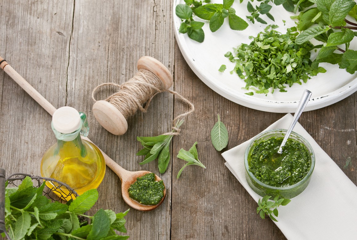 Süßes Minzpesto