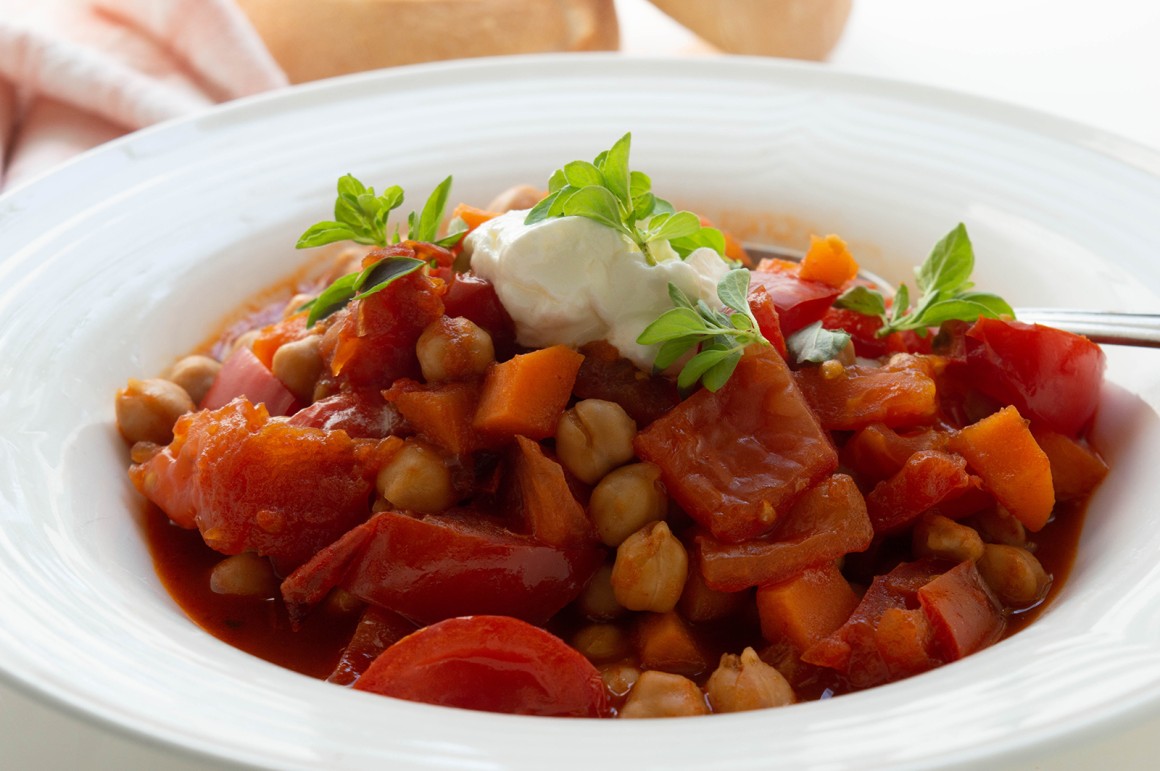Kichererbsen-Gemüse-Pfanne - Rezept