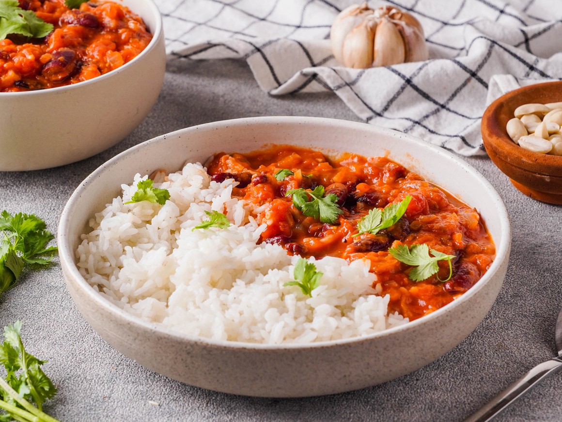 Afrikanische Kidneybohnenpfanne - Rezept