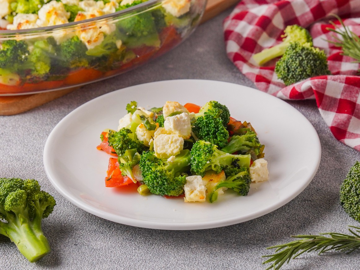 Brokkoli-Feta-Auflauf
