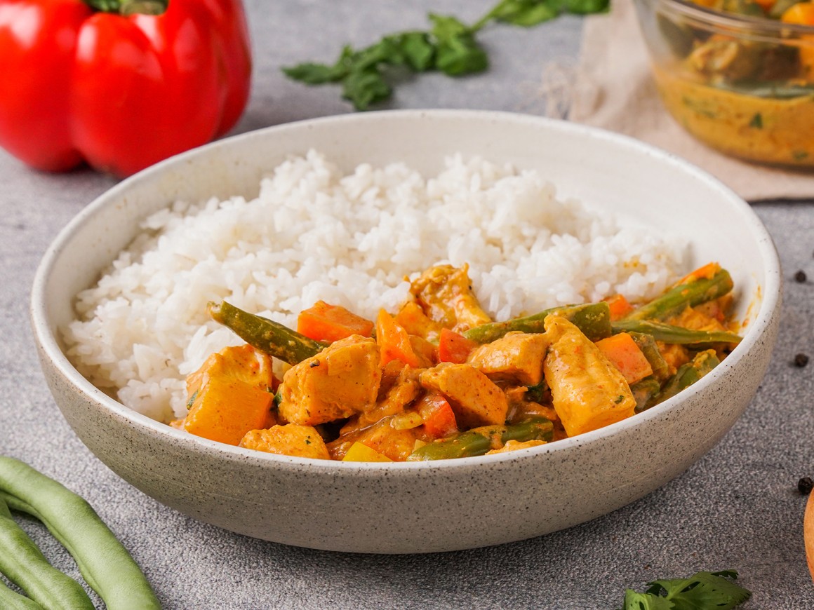 Hähnchen-Curry mit Kokosmilch - Rezept