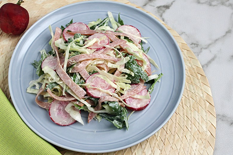 Leichter Weißkohlsalat