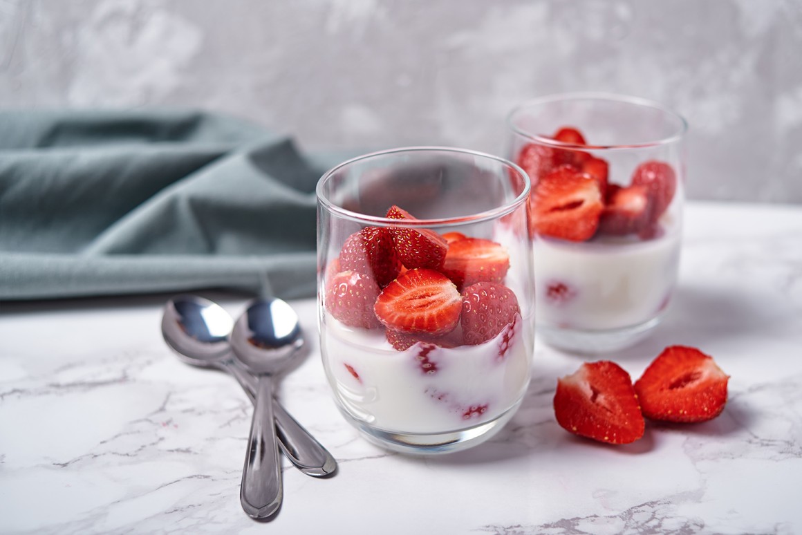 Schneller Erdbeerjoghurt - Rezept