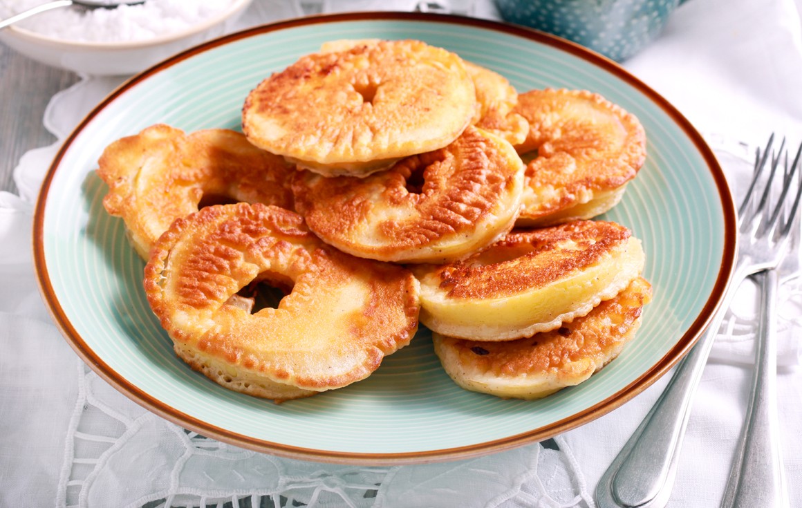Saftige Apfelkrapfen