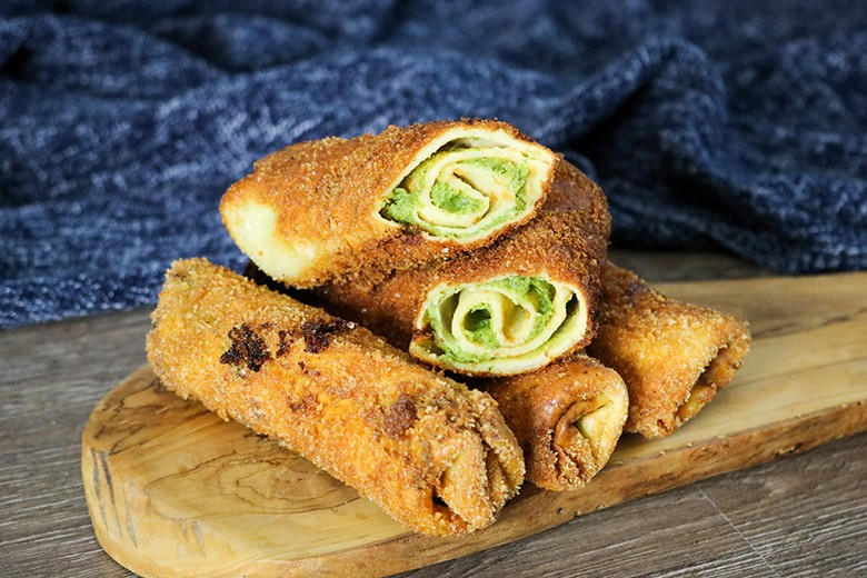 Spinatpfannkuchen
