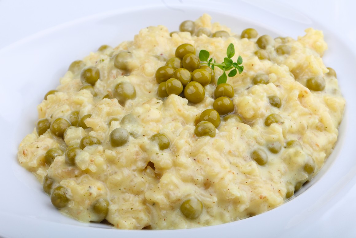 Erbsen-Risotto