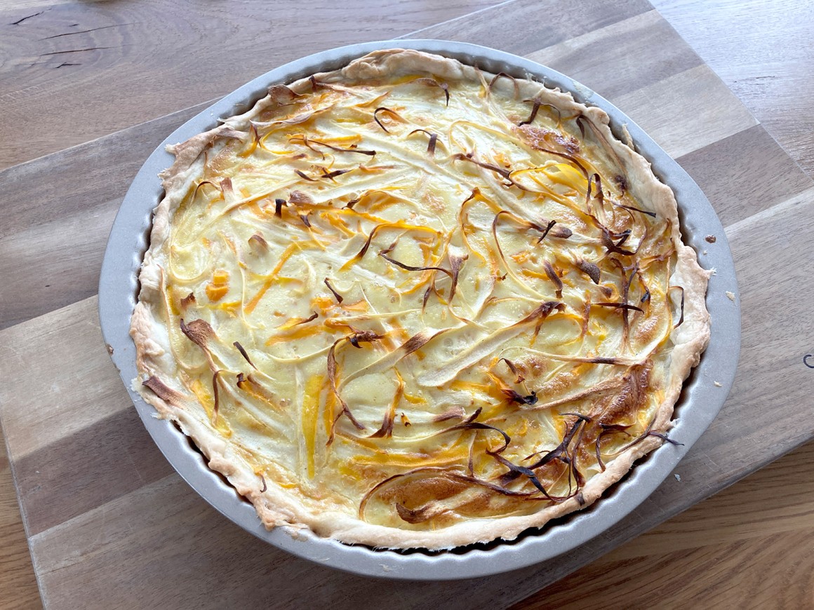 Pastinaken-Möhren-Quiche