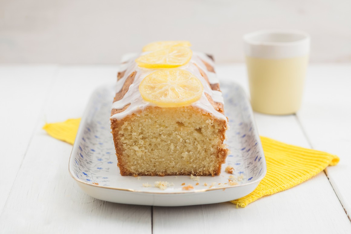Zitronenkuchen mit Mascarpone