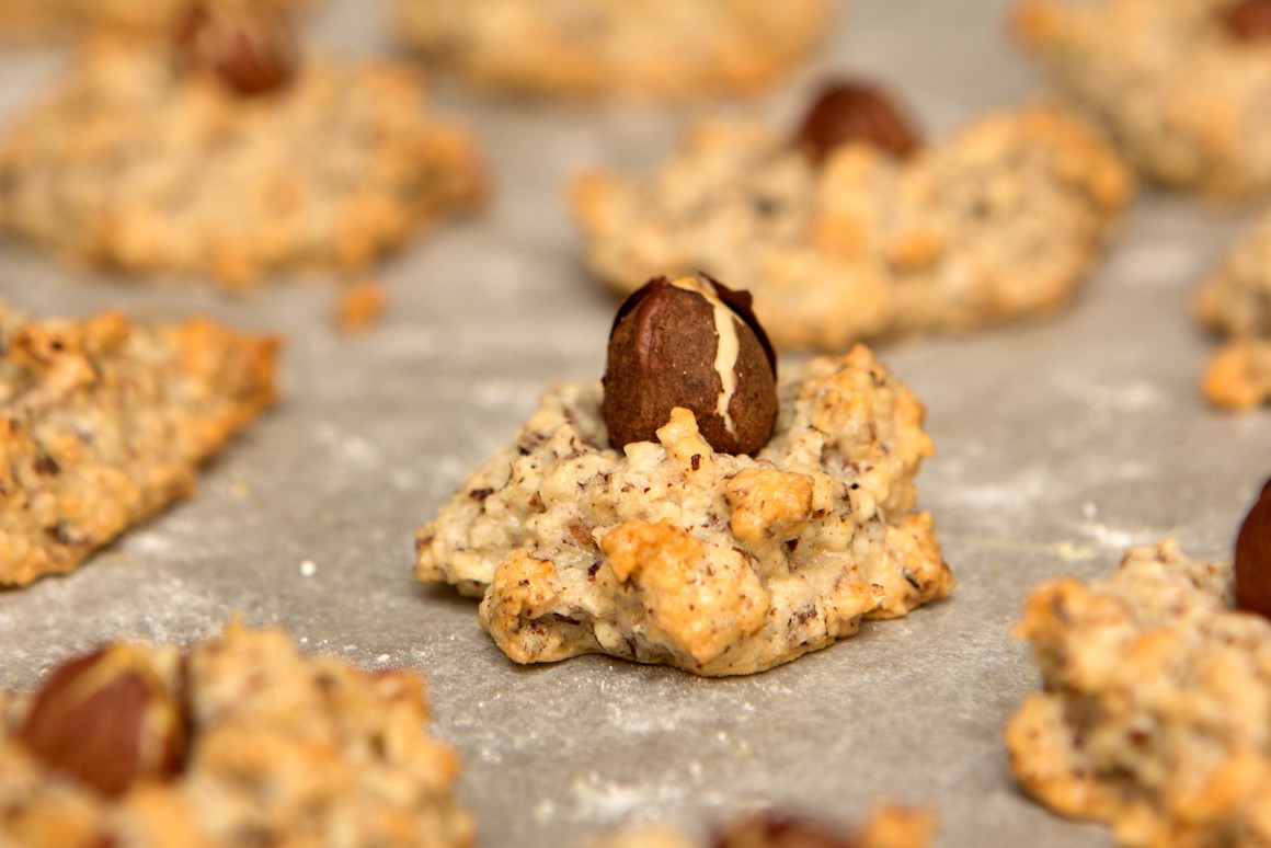 Einfache Nussmakronen - Rezept
